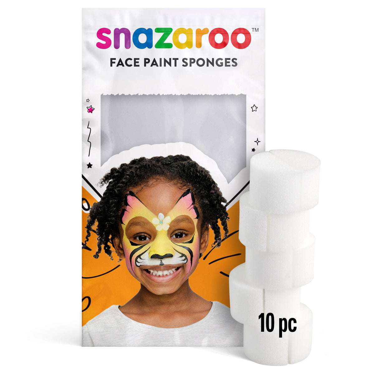 Snazaroo Schminkschwämme - halbrund 10 Stk.