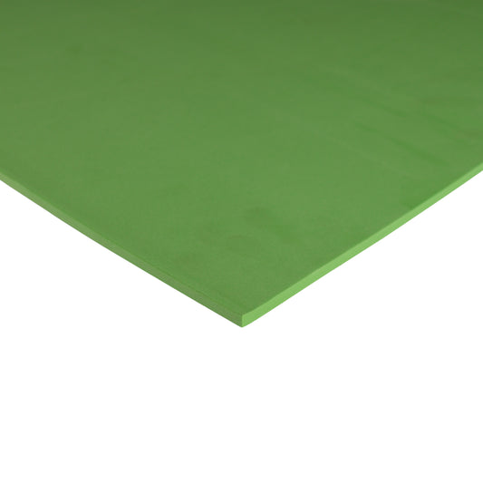 EVA foam 65 kg/m3, 2 mm green - 100x50 cm