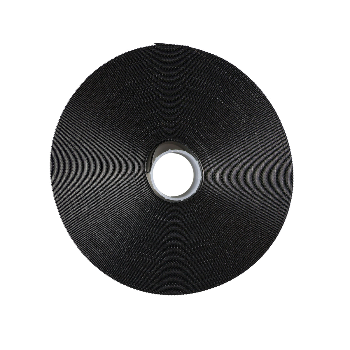 Low-profile hook velcro tape 30 mm/1 m nylon black