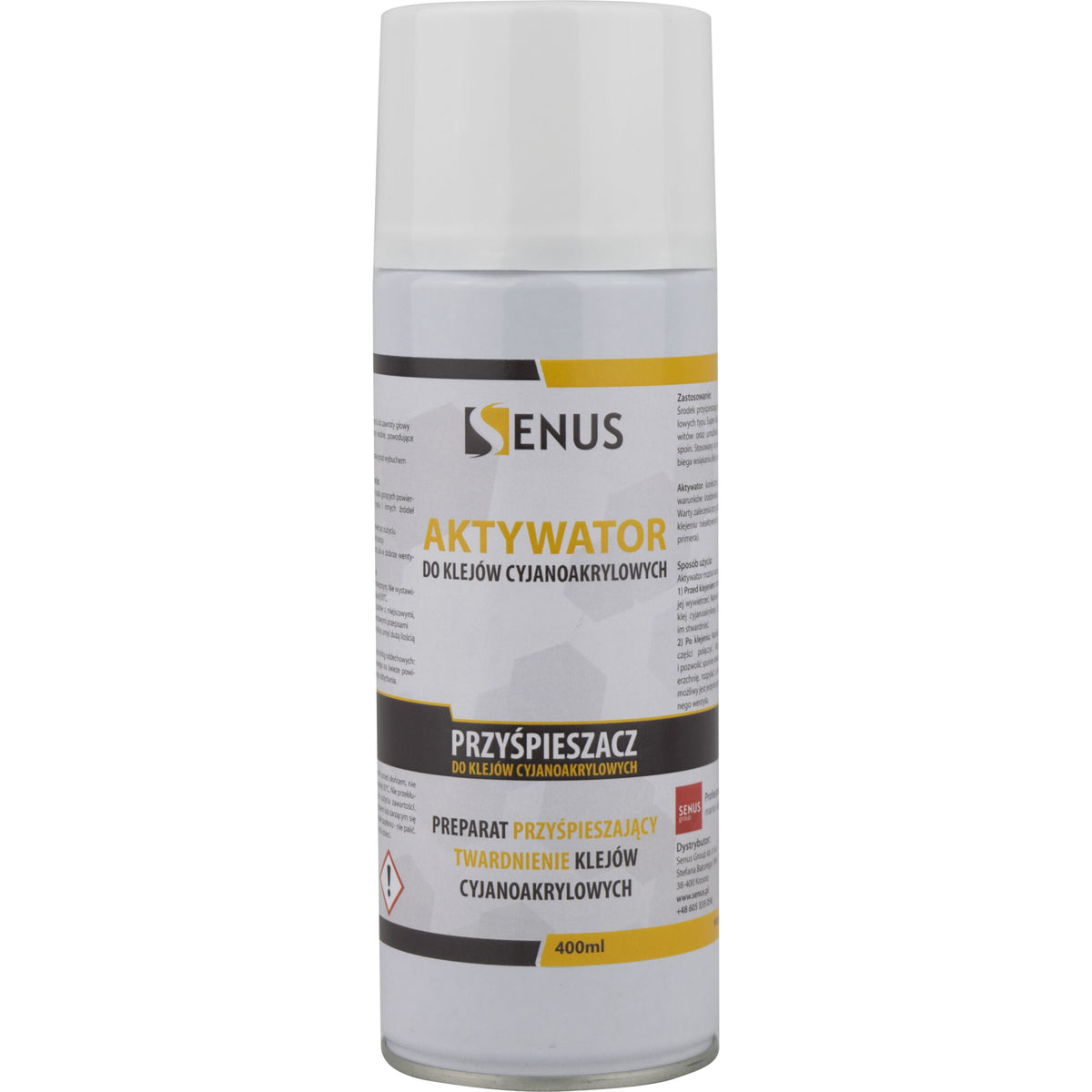 Aktywator do klejów cyjanoakrylowych Senus - 400ml