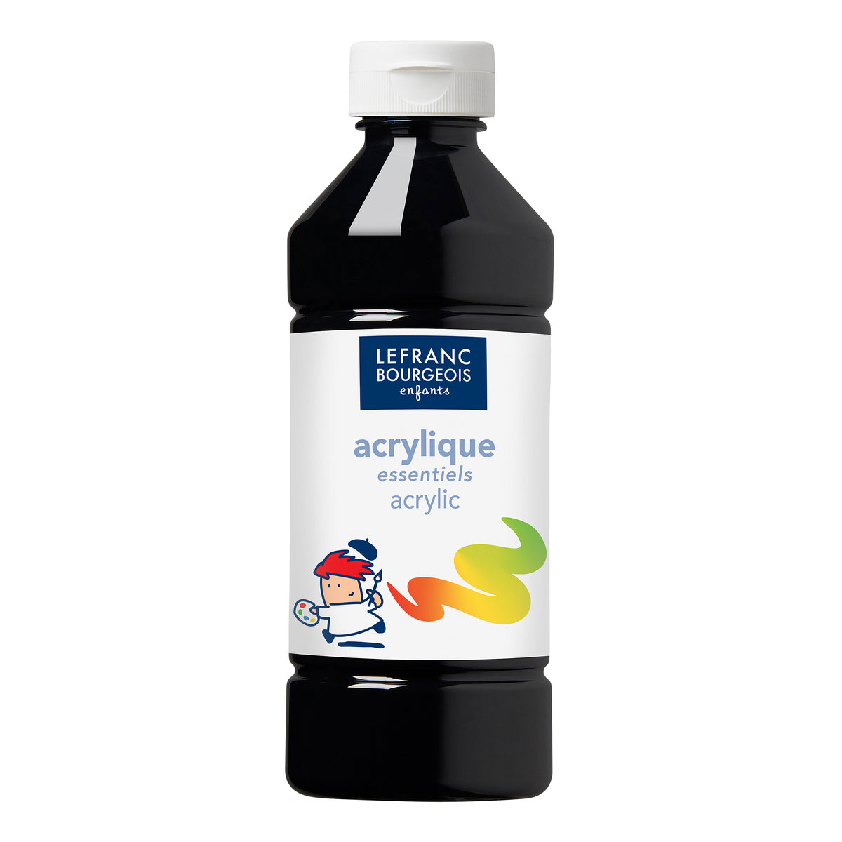 Lefranc Bourgeois Acrylfarbe - Schwarz 500 ml