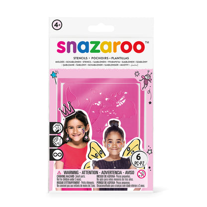 Snazaroo Gesichtsmal-Schablonen - Mädchen 6 Stk.