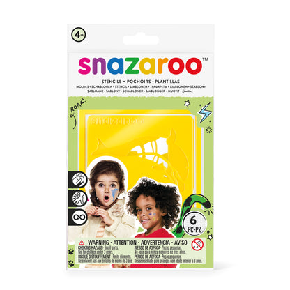 Snazaroo Gesichtsmalerei-Schablonen - Universal 6 Stk.