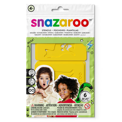 Snazaroo Gesichtsmalerei-Schablonen - Universal 6 Stk.