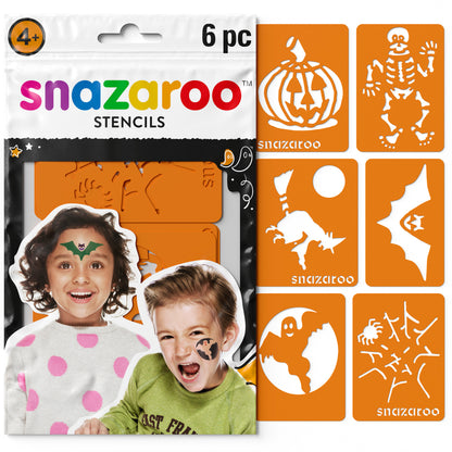 Snazaroo Gesichtsmal-Schablonen - Halloween 6 Stk.