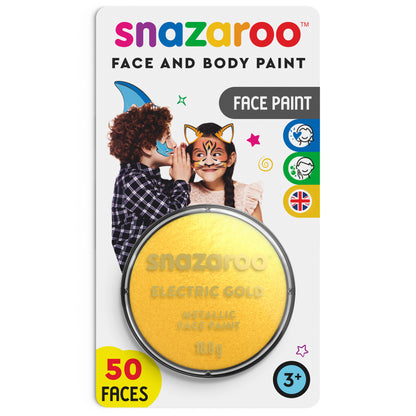 Snazaroo Metallic Gesichts- und Körperfarbe - Gold 18 ml