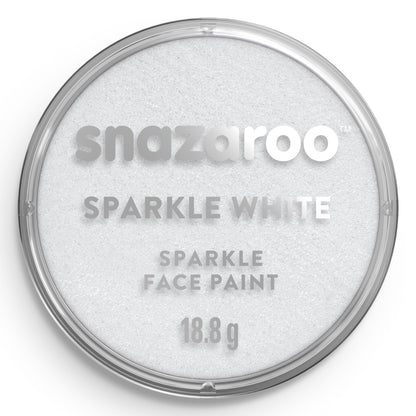 Snazaroo Gesichts- und Körperfarbe Glänzend - Weiß 18 ml