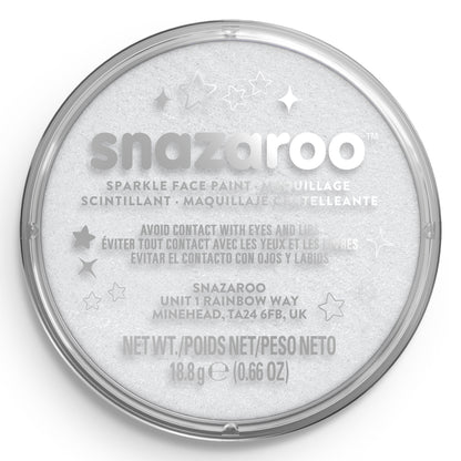 Snazaroo Gesichts- und Körperfarbe Glänzend - Weiß 18 ml