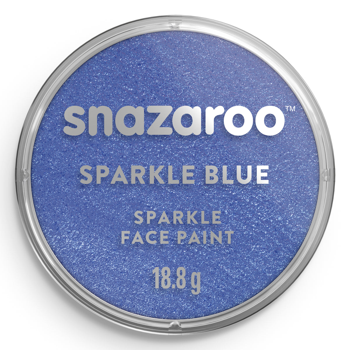 Snazaroo Glitzernde Gesichts- und Körperfarbe - Blau 18 ml