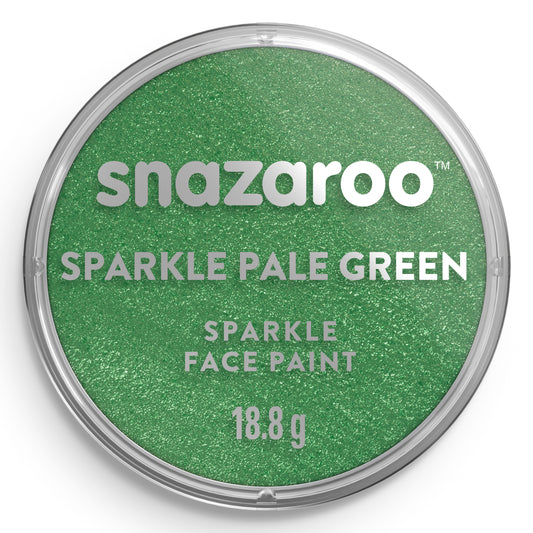 Snazaroo Face and Body Paint Sparkle - Pale Green 18 ml