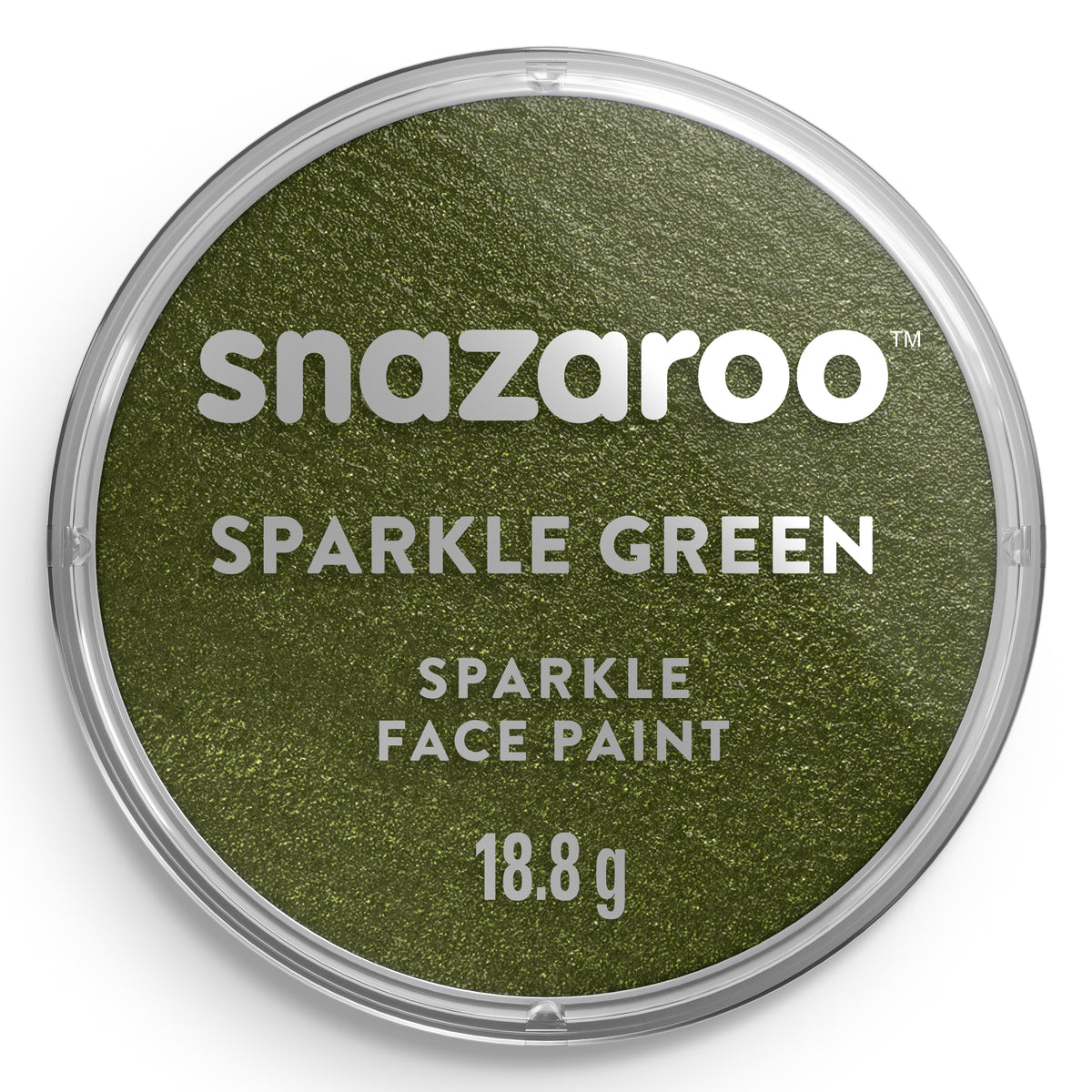 Snazaroo Glitzer-Gesichts- und Körperfarbe - Grün 18 ml