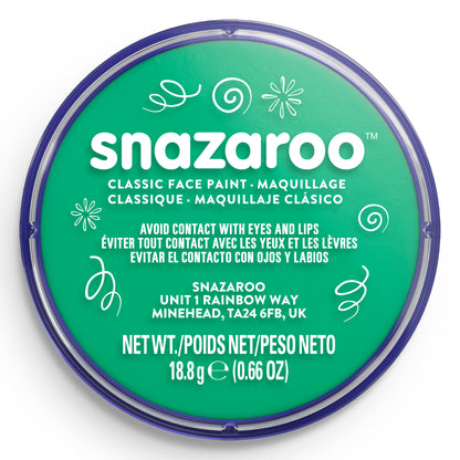 Snazaroo Körper- und Gesichtsschminke - Hellgrün 18 ml