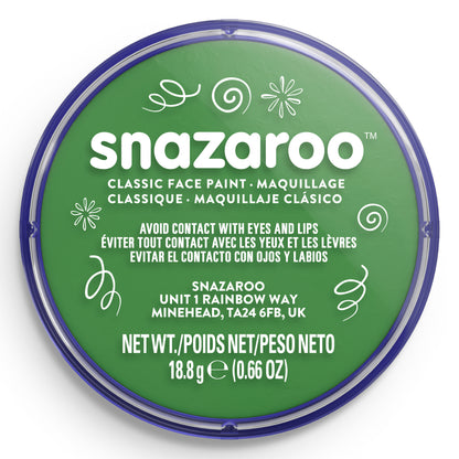 Snazaroo Körper- und Gesichtsschminke - Grasgrün 18 ml