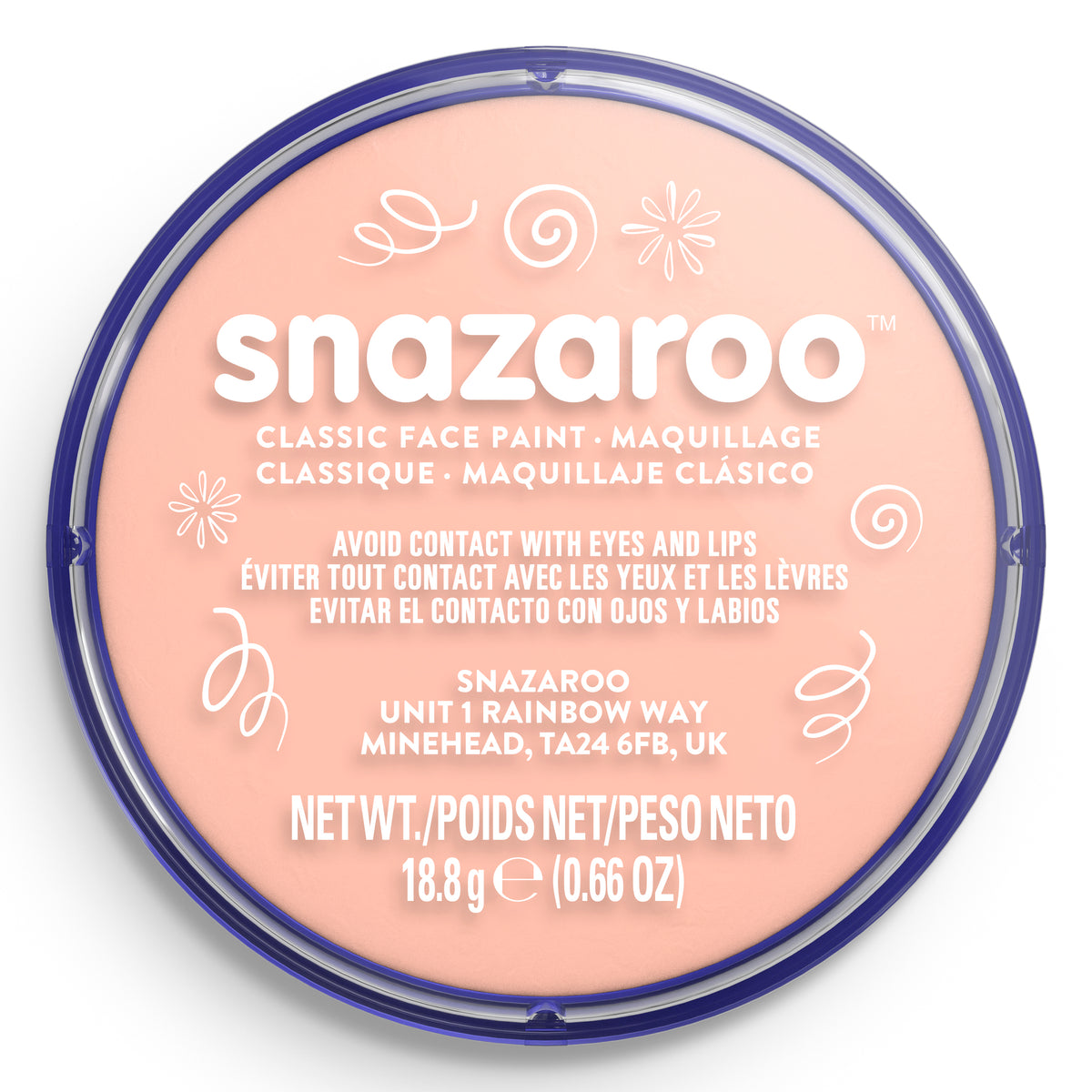 Snazaroo Gesichts- und Körperfarbe - Rosenrot 18 ml