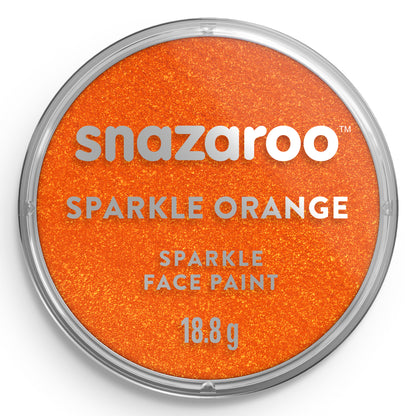 Snazaroo Körper- und Gesichtsschminke Glänzend - Orange 18 ml