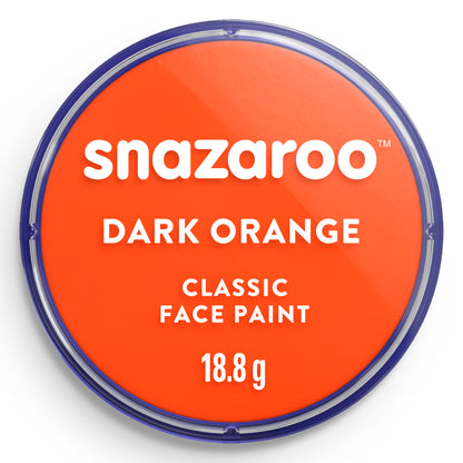Snazaroo Körper- und Gesichtsschminke - Dunkelorange 18 ml