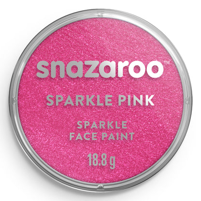 Snazaroo Körper- und Gesichtsfarbe Glänzend - Pink 18 ml