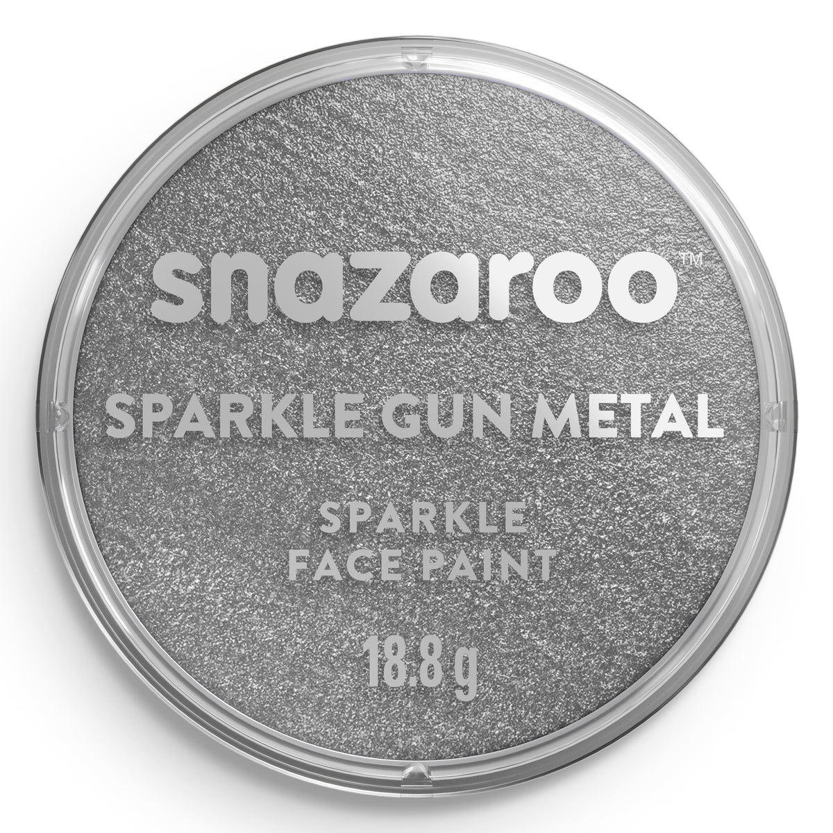 Snazaroo Glitzer Körper- und Gesichtsschminke - Metallic Anthrazit 18 ml