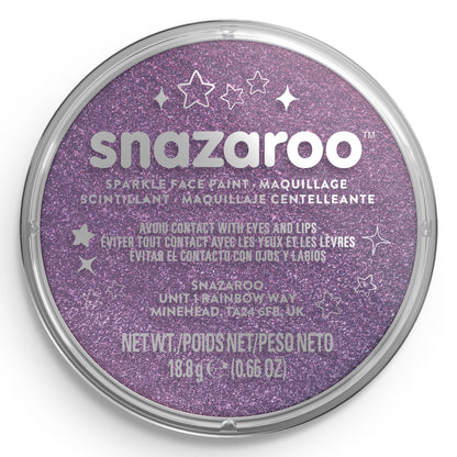 Snazaroo Gesichts- und Körperfarbe Glänzend - Flieder 18 ml