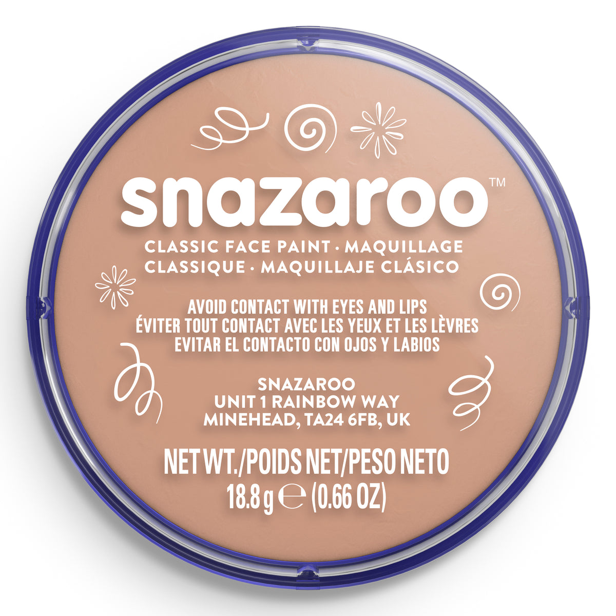 Snazaroo Körper- und Gesichtsschminke - Gerstenbeige 18 ml