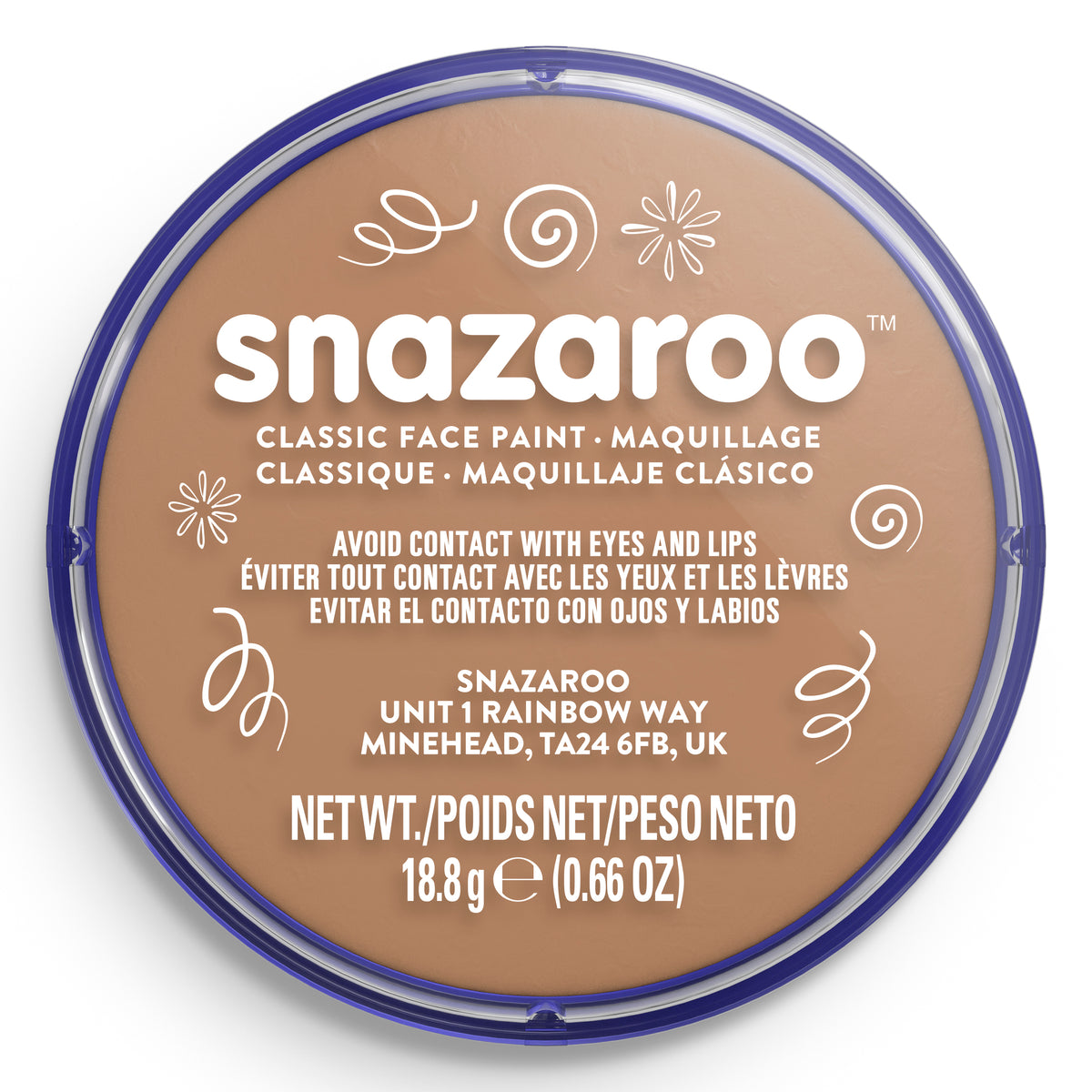 Snazaroo Gesichts- und Körperfarbe - Hellbeige 18 ml