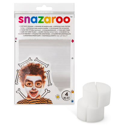 Snazaroo Schminkschwämme - halbrund 4 Stk.