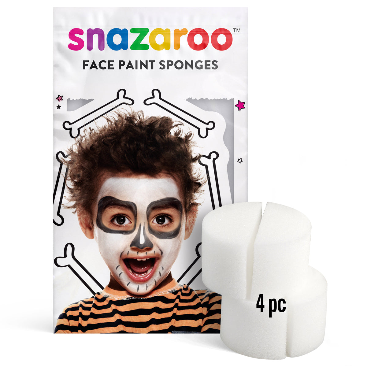 Snazaroo Schminkschwämme - halbrund 4 Stk.