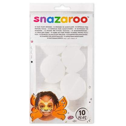 Snazaroo Schminkschwämme - halbrund 10 Stk.