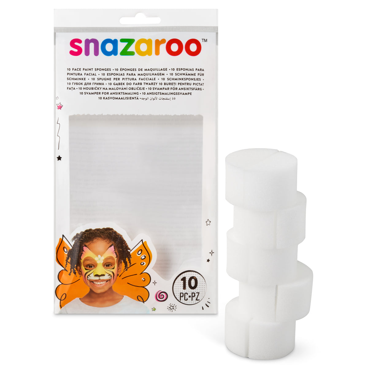 Snazaroo Schminkschwämme - halbrund 10 Stk.