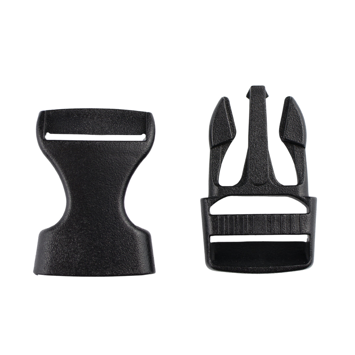 Plastic buckle - 20x51 mm black 1 pc.