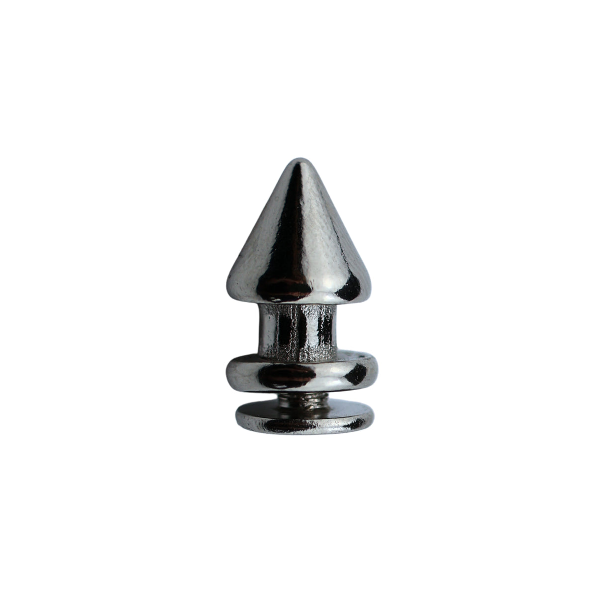 Ćwieki stożki metalowe - 8/12 mm nikiel 1 szt.
