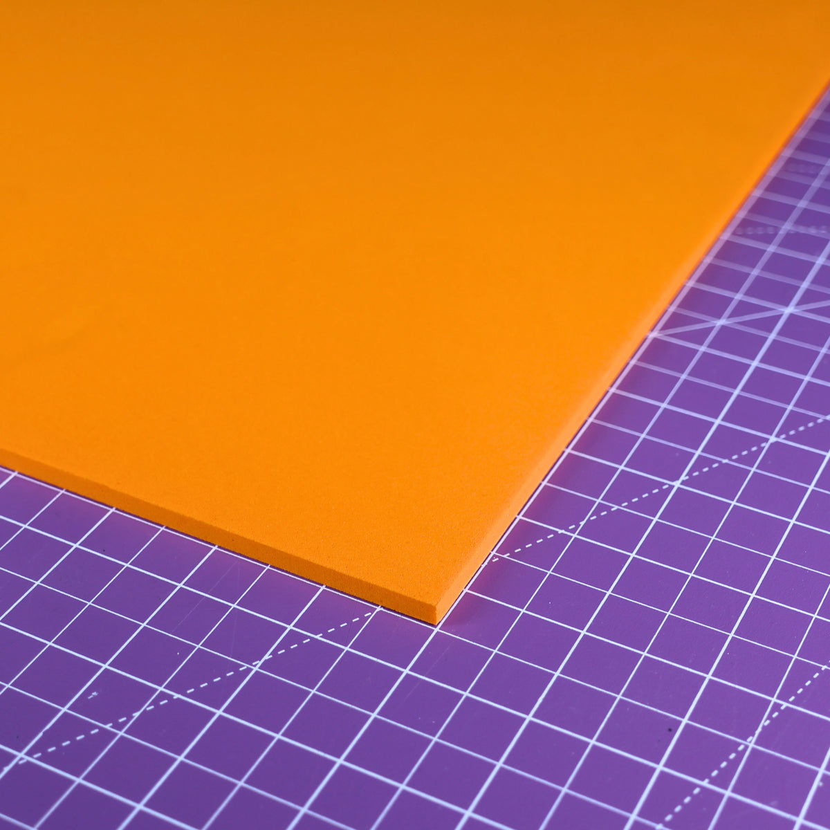 EVA Schaumstoff 65 kg/m3, 5 mm orange - 50x50 cm