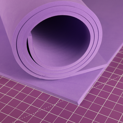 EVA foam 65 kg/m3, 5 mm purple - 100x50 cm