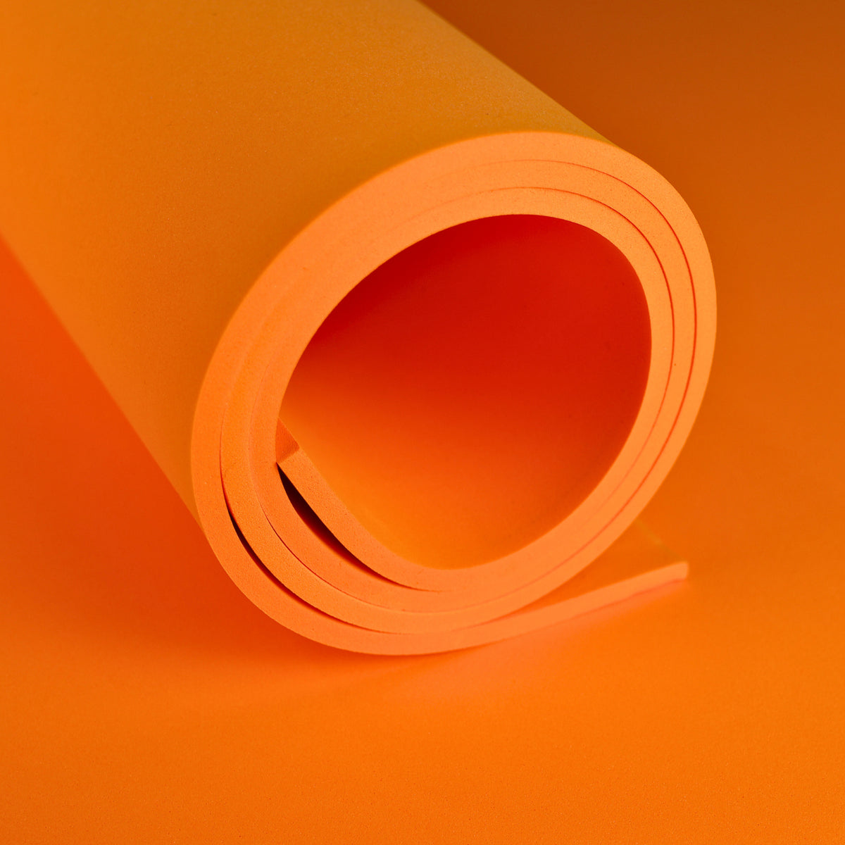 EVA Schaumstoff 65 kg/m3, 5 mm orange - 50x50 cm