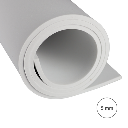 Pianka EVA 65 kg/m3, 5 mm biała - 100x100 cm