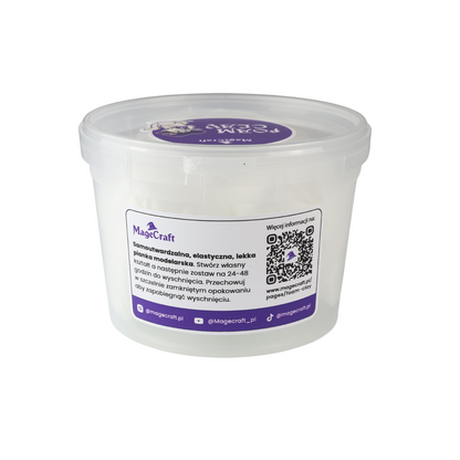 Foam Clay MageCraft - 300 g Biały