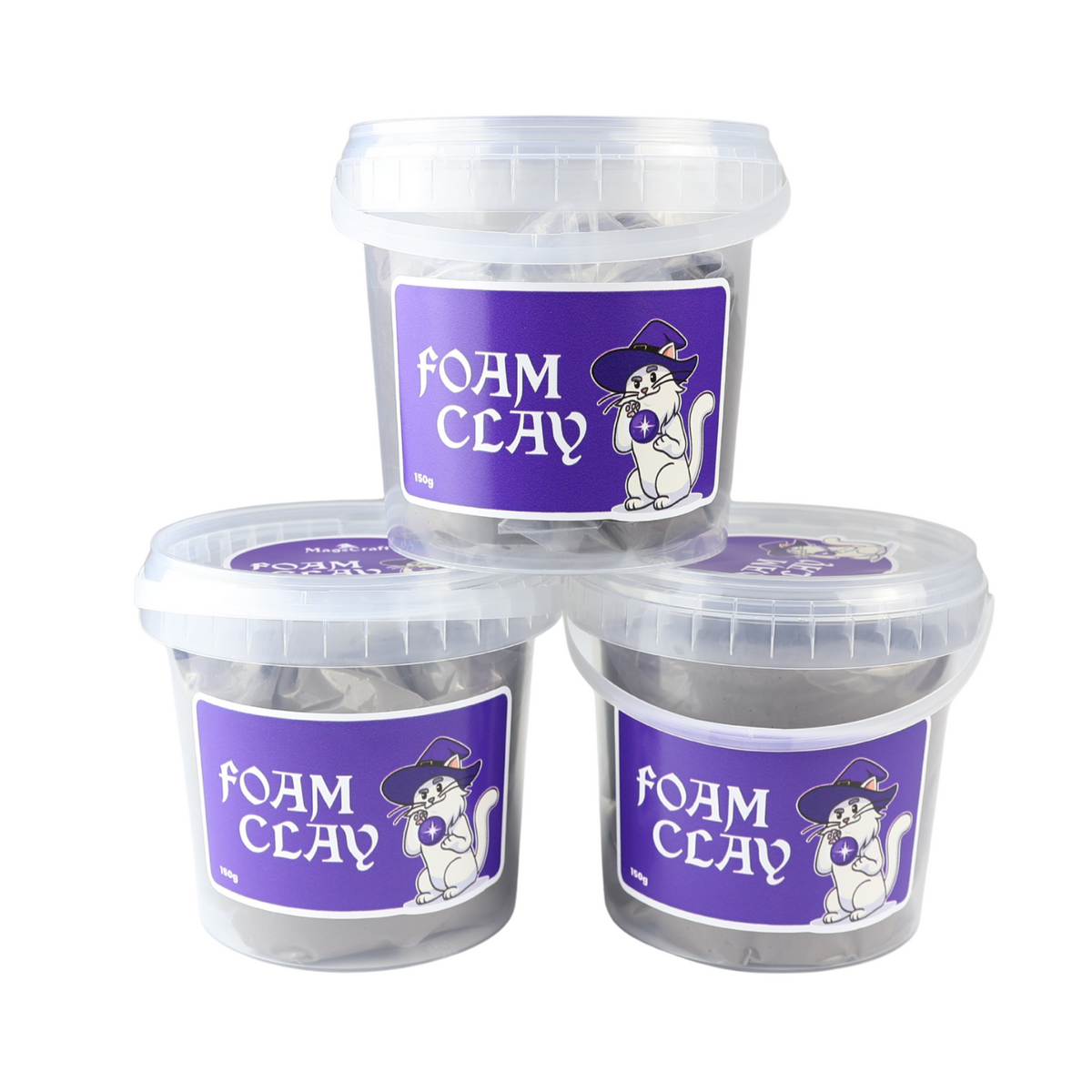 Foam Clay MageCraft - 150 g Grau