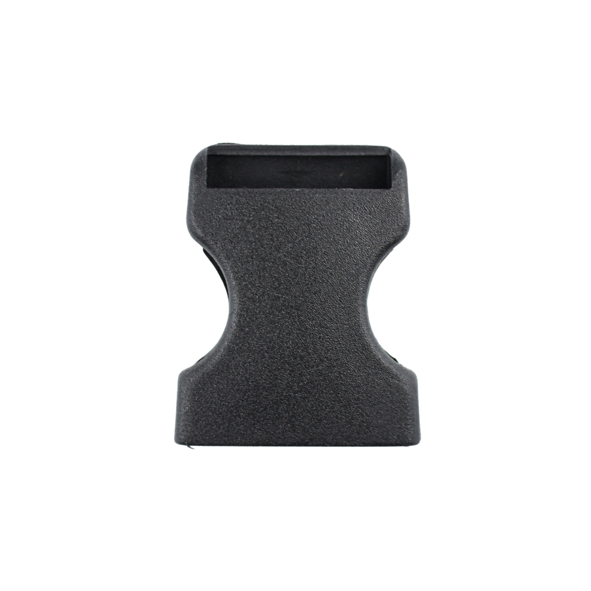 Plastic side release buckle - 25x60 mm black 1 pc.
