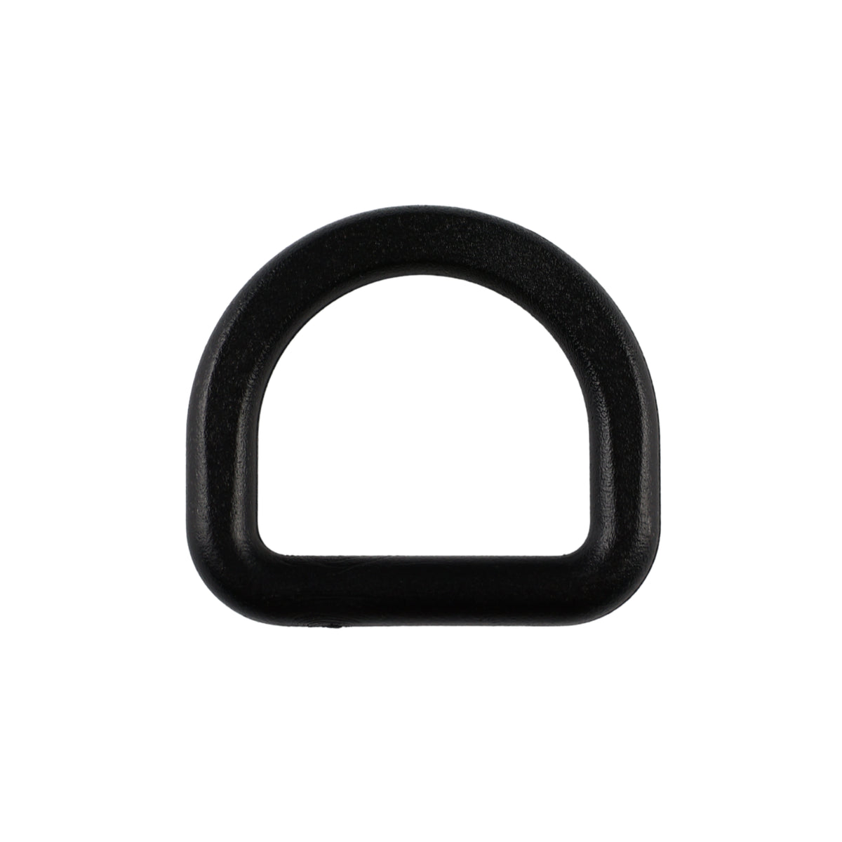 Plastic D-ring - 20/18 mm black 1 pc.