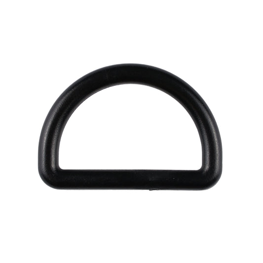 Plastic D-ring - 20/12 mm black 1 pc.