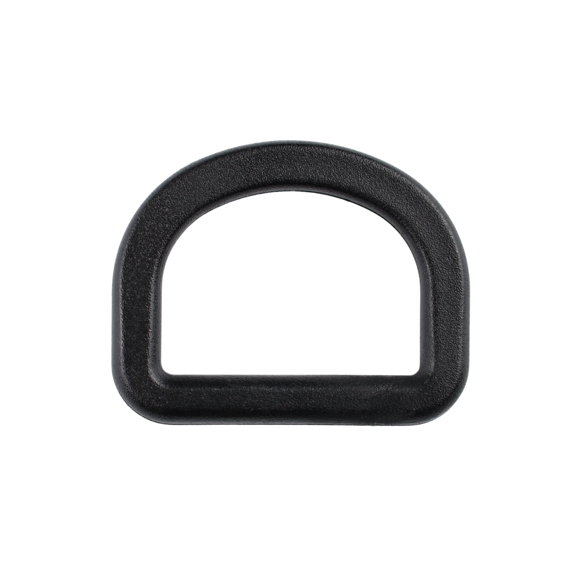 Plastic D-ring - 25/18 mm black 1 pc.