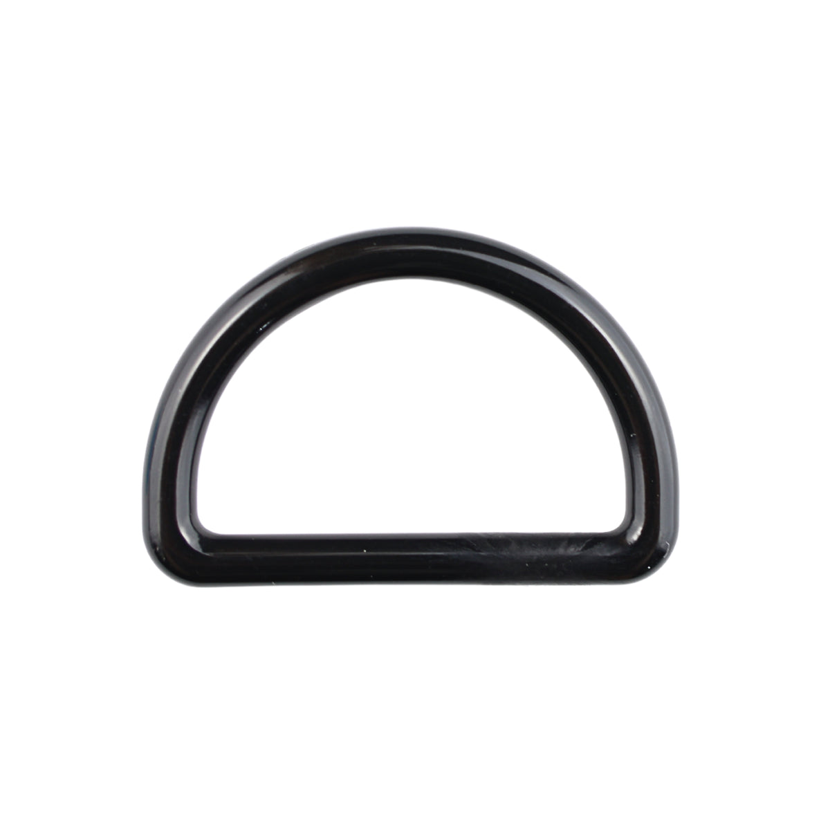 Plastic D-ring - 30/19 mm black 1 pc.