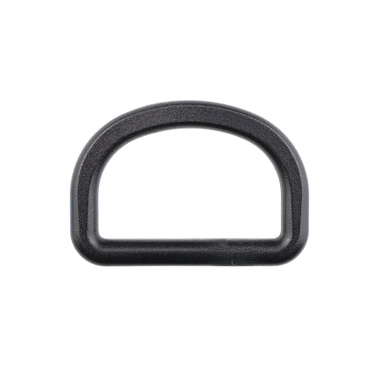 Plastic D-ring - 32/19 mm black 1 pc.