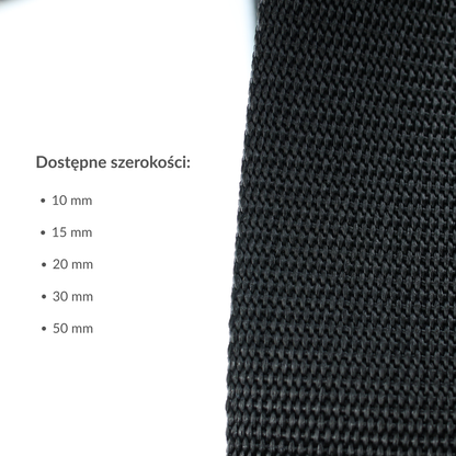 Gurtband - Polypropylen 20 mm/1 m schwarz