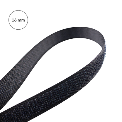 Suchý zip - háčková část 16 mm/1 m černý