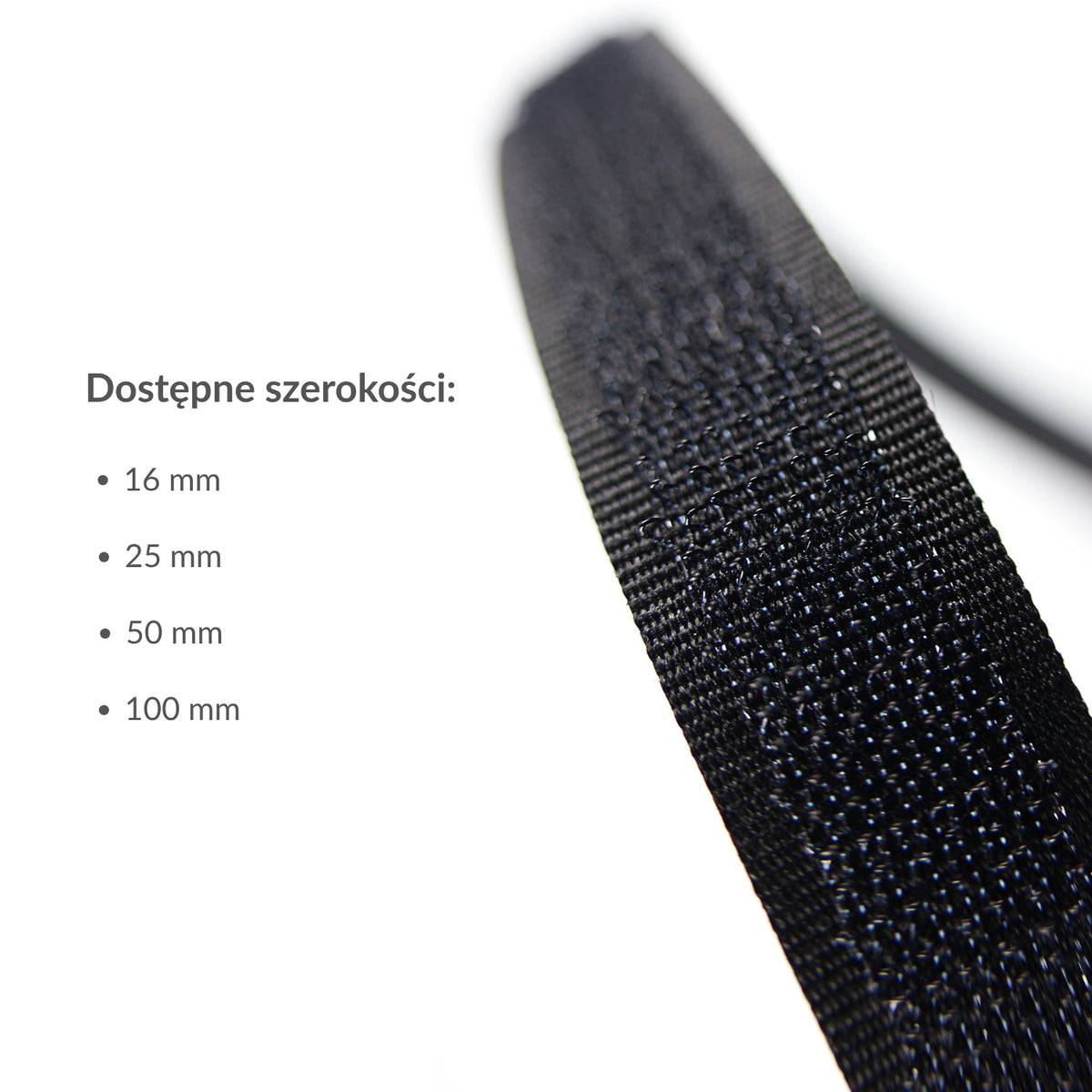 Suchý zip - háček 25 mm/1 m černý