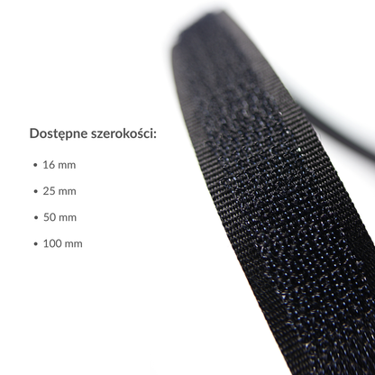 Suchý zip - háček 25 mm/1 m černý