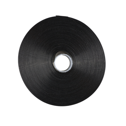 Low-profile hook-and-loop tape 25 mm/1 m nylon black