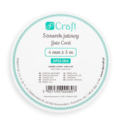 DpCraft Juteschnur - 4 mm x 5 m