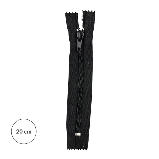Spirálový zip #5 nedělitelný auto lock 20cm